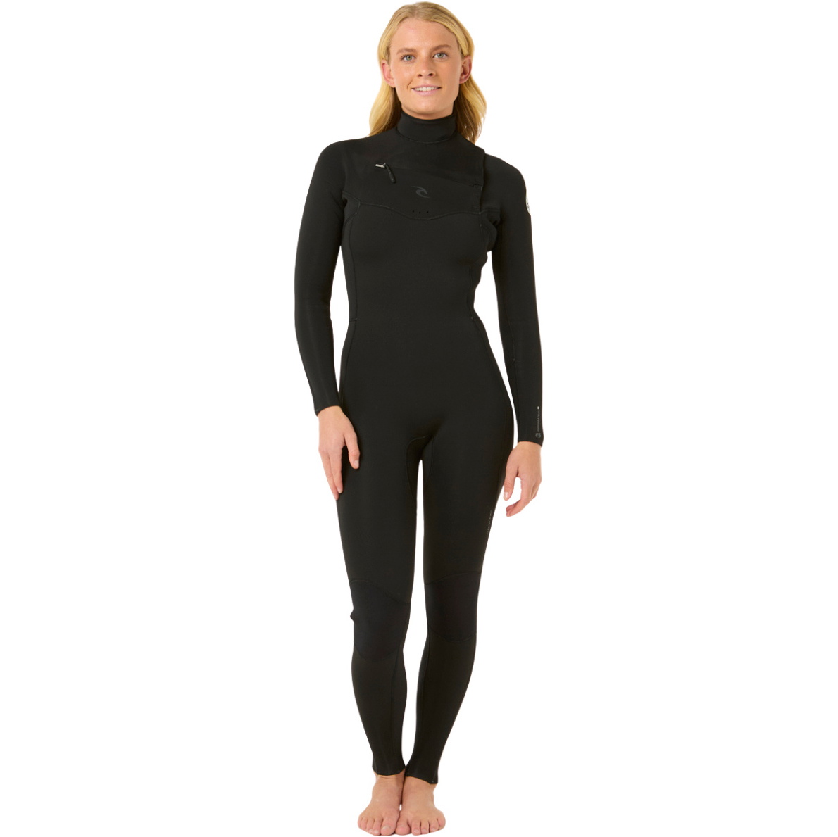2026 Rip Curl Womens Dawn Patrol 5/3mm Chest Zip Wetsuit 15ZWFS -.. Black